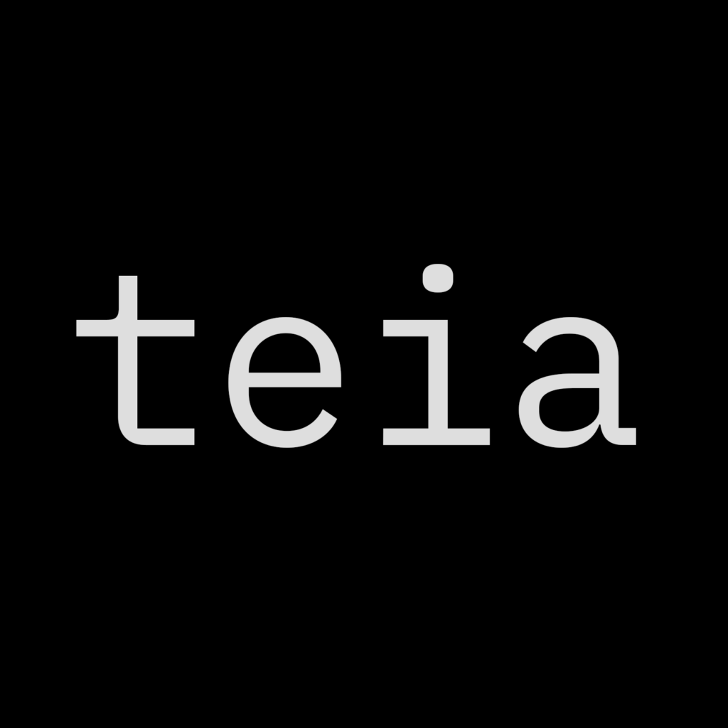 The logo of Teia, one of our partners